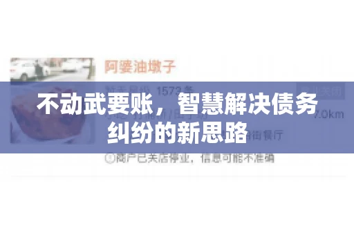 不动武要账，智慧解决债务纠纷的新思路