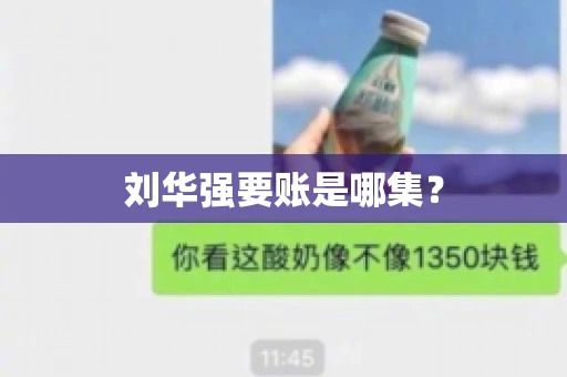 刘华强要账是哪集？
